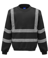Hi-vis sweatshirt (HVJ510) — Black