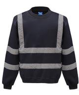 Hi-vis sweatshirt (HVJ510) — Navy