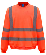 Hi-vis sweatshirt (HVJ510) — Orange