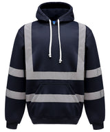 Hi-vis pull-over hoodie (HVK05) — Navy