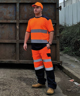 Hi-vis two-tone t-shirt (HVJ400) — lifestyle