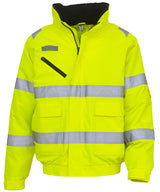 Hi-vis fontaine flight jacket (HVP209) — Yellow