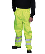 Hi-vis waterproof overtrousers (HVS461) — lifestyle