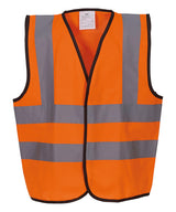 Kids hi-vis 2 b&b waistcoat (HVW100CH) — lifestyle