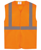 Hi-vis railway waistcoat class 2 (HVW118PE) — lifestyle