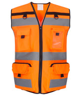 Hi-vis ripstop tool vest (HVW108) — Hi-vis Orange