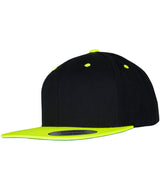 The classic snapback 2-tone  (6089MT) — Black/Neon Yellow