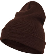 Heavyweight long beanie (1501KC) — Brown