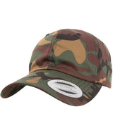 Dad hat baseball strap back (6245CM) — Green Camo