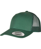 Retro trucker cap (6606) — Evergreen