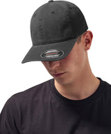 Flexfit garment washed cotton dad hat (6997) — lifestyle