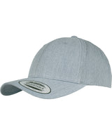 Curved classic snapback (7706)(7706) — Heather Grey