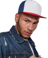 Foam trucker with white front (6005FW) — lifestyle