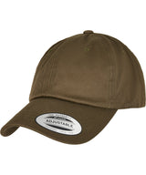 Low-profile organic cotton cap (6245OC) — Burnt Olive
