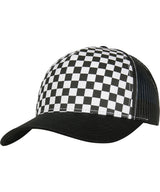 Checkerboard retro trucker (6506CB) — lifestyle