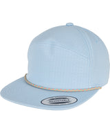 Colour braid jockey cap (7005CB) — Light Blue