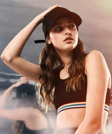 6-panel curved metal snap (7708MS) — lifestyle