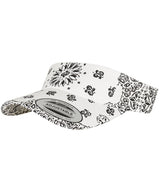 Bandana print visor (8888BP) — lifestyle