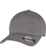 Flexfit heatherlight cap (6350) — Melange Dark Grey