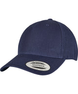 YP classics 5-panel premium curved visor snapback cap (5789M) — Navy
