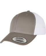 YP classics recycled retro trucker cap 2-tone (6606RT) — Grey/White