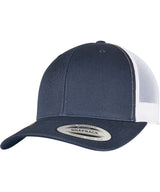 YP classics recycled retro trucker cap 2-tone (6606RT) — Navy/White
