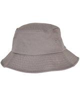 Kids Flexfit cotton twill bucket hat — Grey