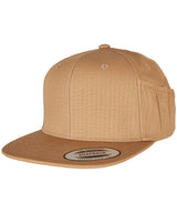 Pencil holder snapback cap — lifestyle