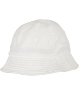 Eco washing flexfit no top tennis hat — White