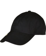 Recycled polyester dad cap — Black