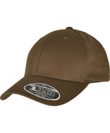Flexfit 110 curved visor snapback — Olive