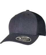 110 Flexfit melange trucker (110PT) — Heather/Navy
