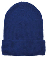 Recycled yarn waffle knit beanie (1505RY) — Royal Blue