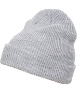 Long knit beanie (1545K) — Heather Grey