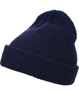 Long knit beanie (1545K) — Navy