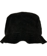 Big corduroy bucket hat (5003BC) — Black