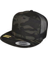 Multicam® trucker cap (6006MC) — Black