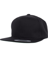 Pro-style twill snapback youth cap (6308) — Black