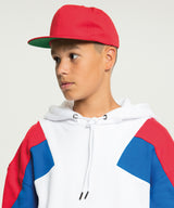 Pro-style twill snapback youth cap (6308) — lifestyle