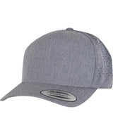 YP Classics® 5-panel snapback (5389AP) — Heather Grey