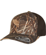 Flexfit 110 mesh RealTree camo cap (110MRC) — Brown