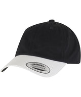 Low-profile cotton twill two-toned (6245CMT) — Black/White