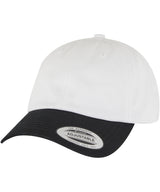 Low-profile cotton twill two-toned (6245CMT) — White/Black