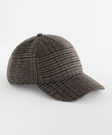 Wool blend check cap — lifestyle 2