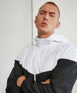 Two-tone tech windrunner jacket — lifestyle 3
