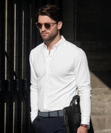 Kingston – stretch deluxe piqué shirt — lifestyle 2