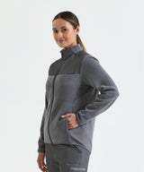 'Agility' women's panelled fleece jacket — lifestyle 3