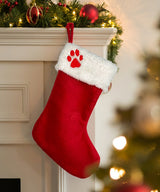 Dog’s Christmas stocking – bootie shape — lifestyle 2