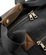 Heritage waxed canvas holdall — lifestyle 4