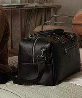 Tailored luxe PU weekender — lifestyle 2